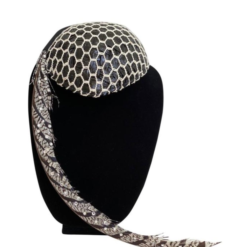 Gucci Feather Embellished Runway Collection Hat